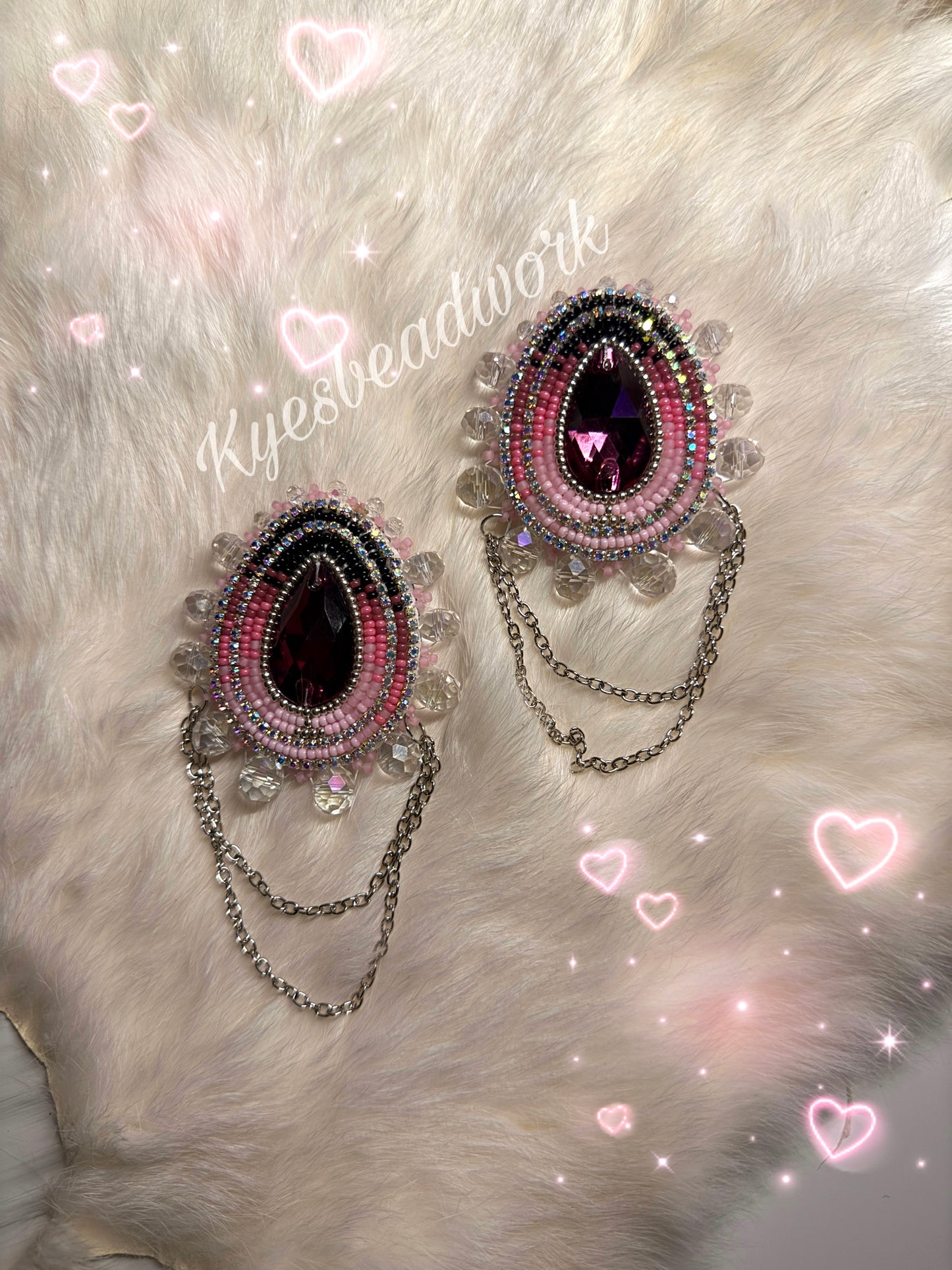 Swarovski Crystal Beaded Earrings