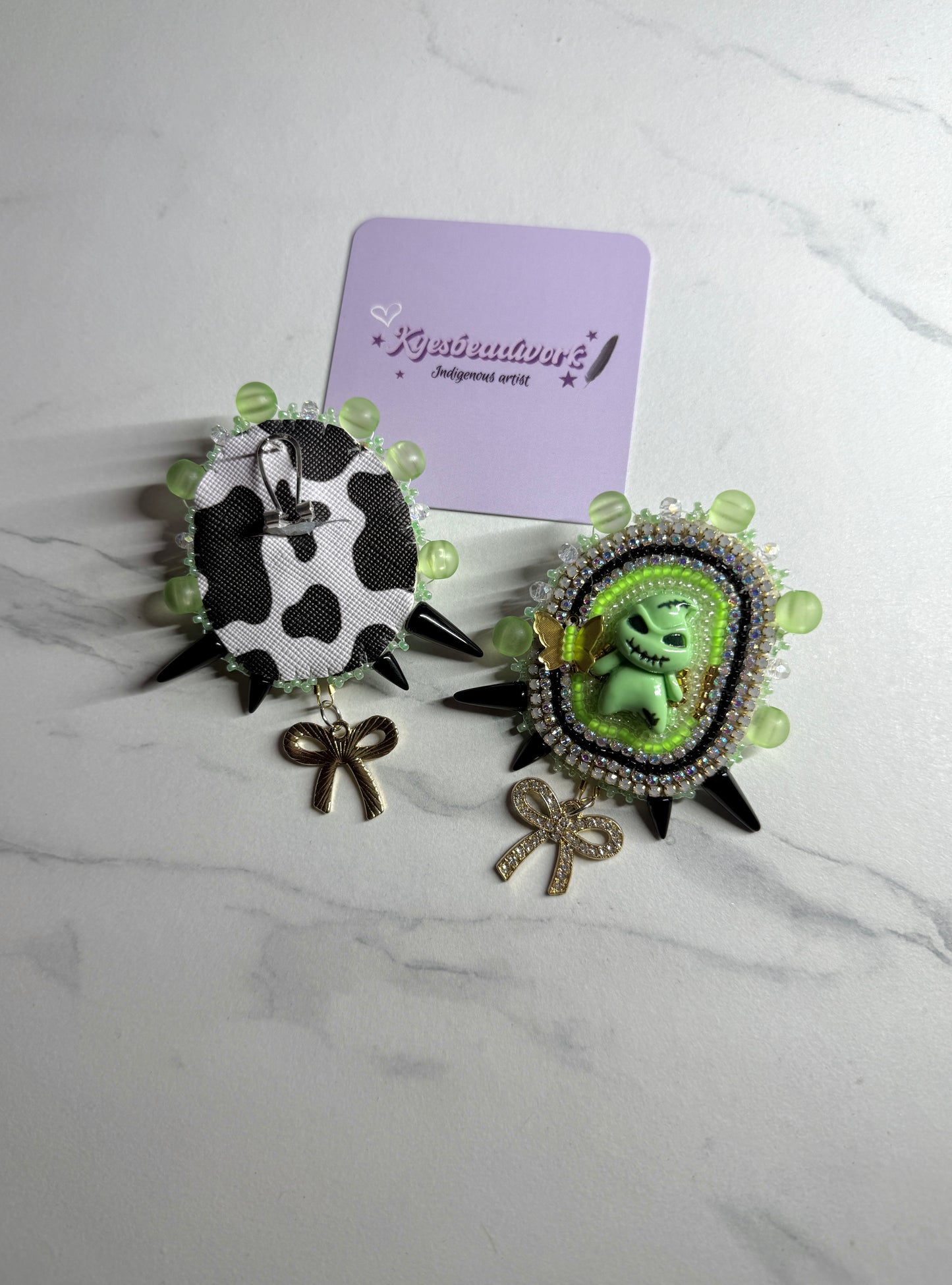 Oogie Boogie Beaded Earrings