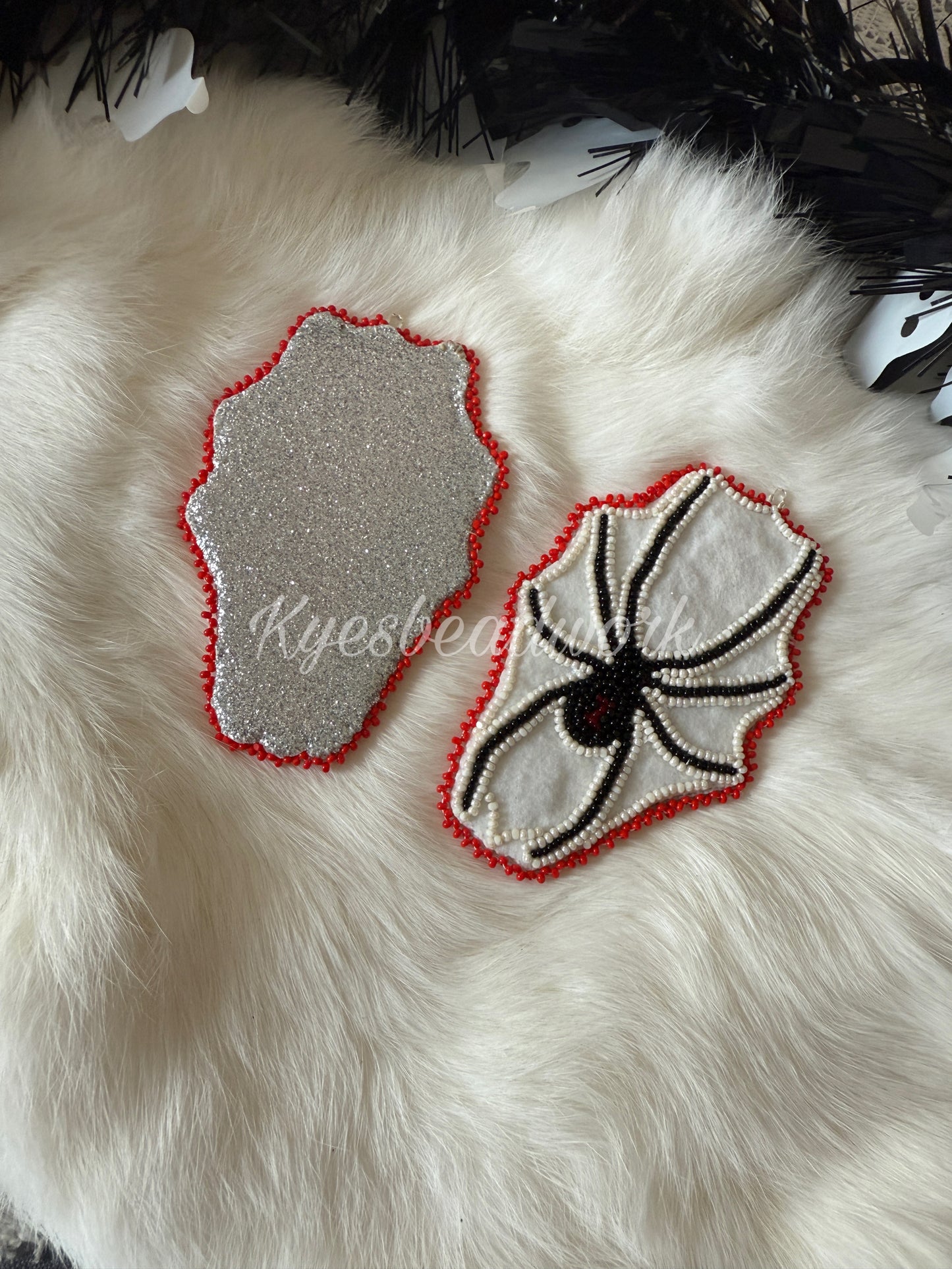 XL Spider Beaded Earrings