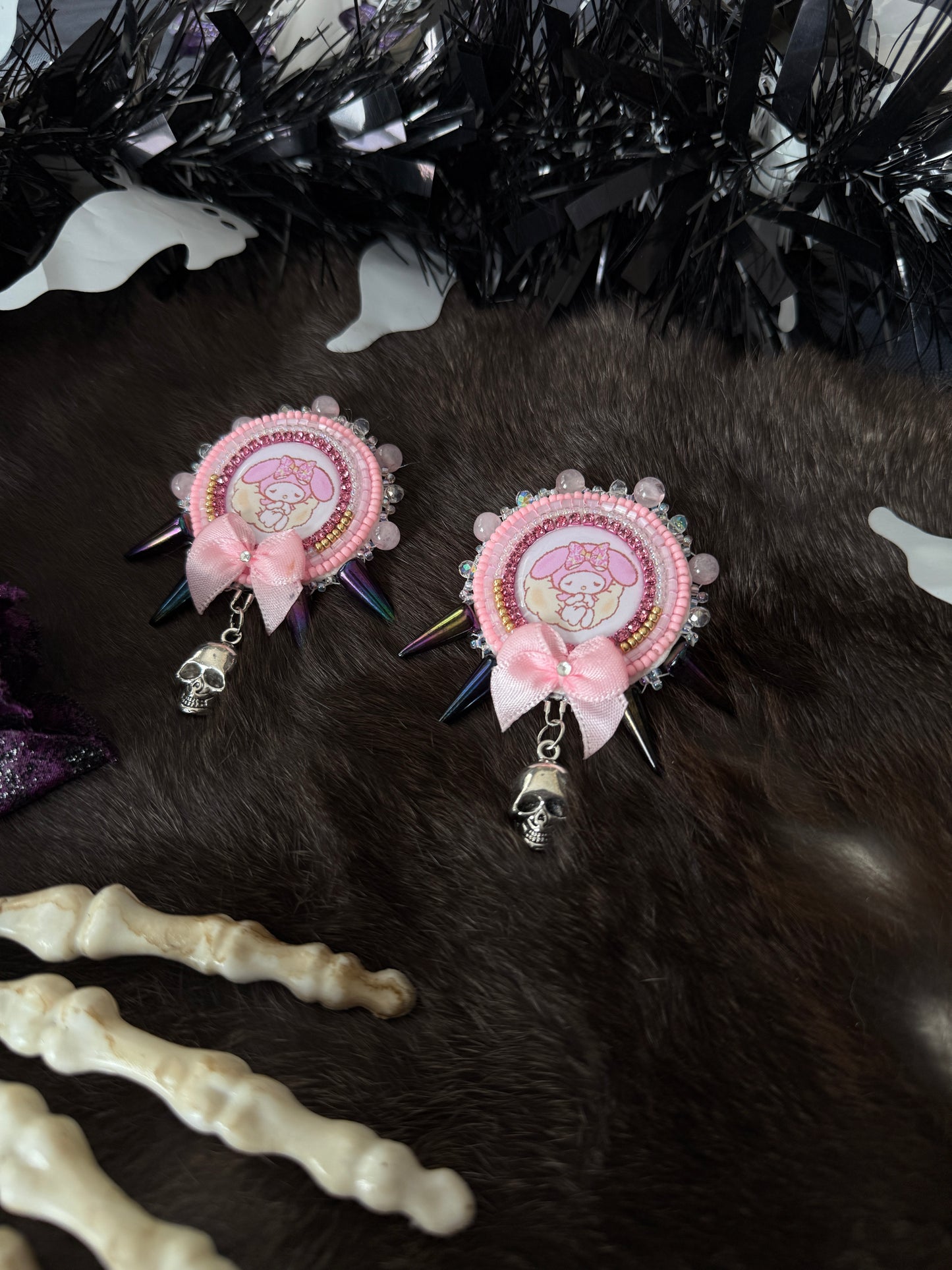 My Melody Spiked Earrings