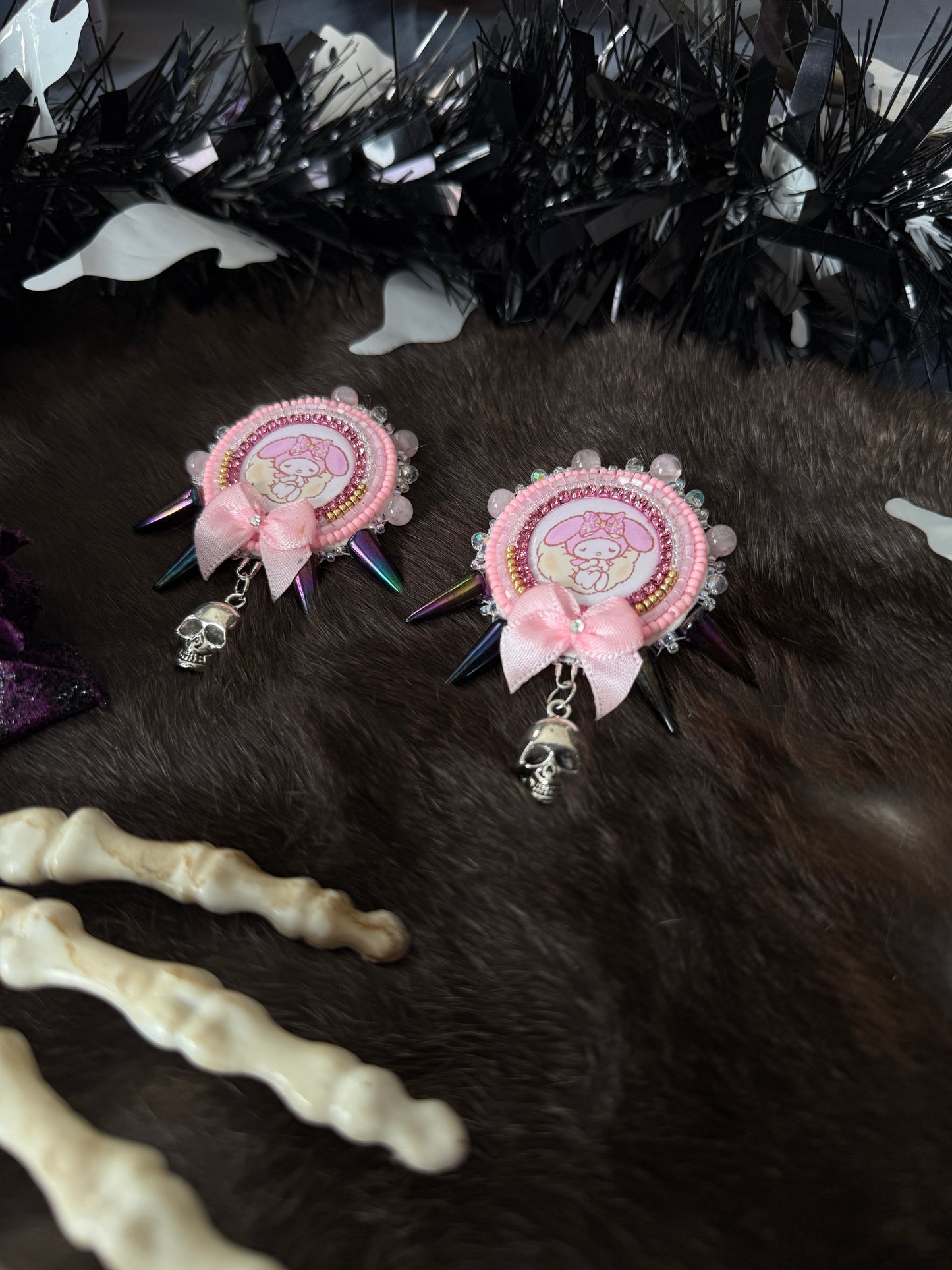 My Melody Spiked Earrings