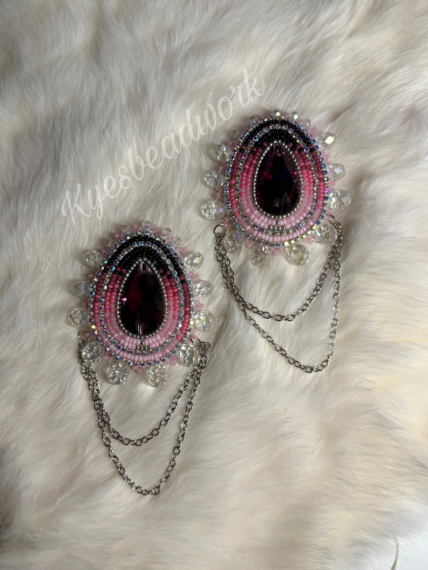 Swarovski Crystal Beaded Earrings
