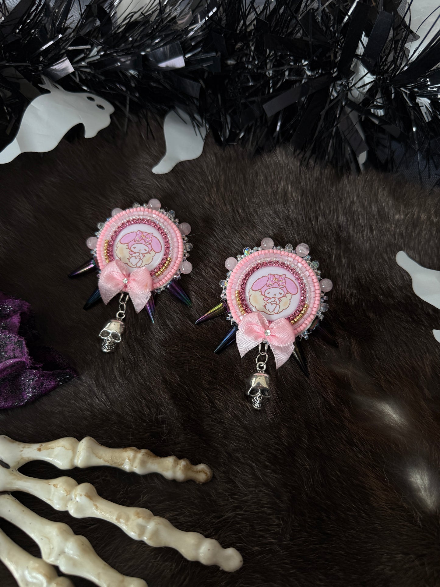 My Melody Spiked Earrings