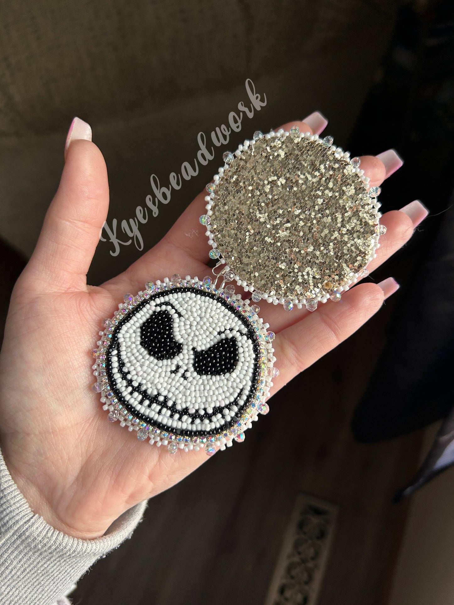 Jack Skeleton Beaded Earrings