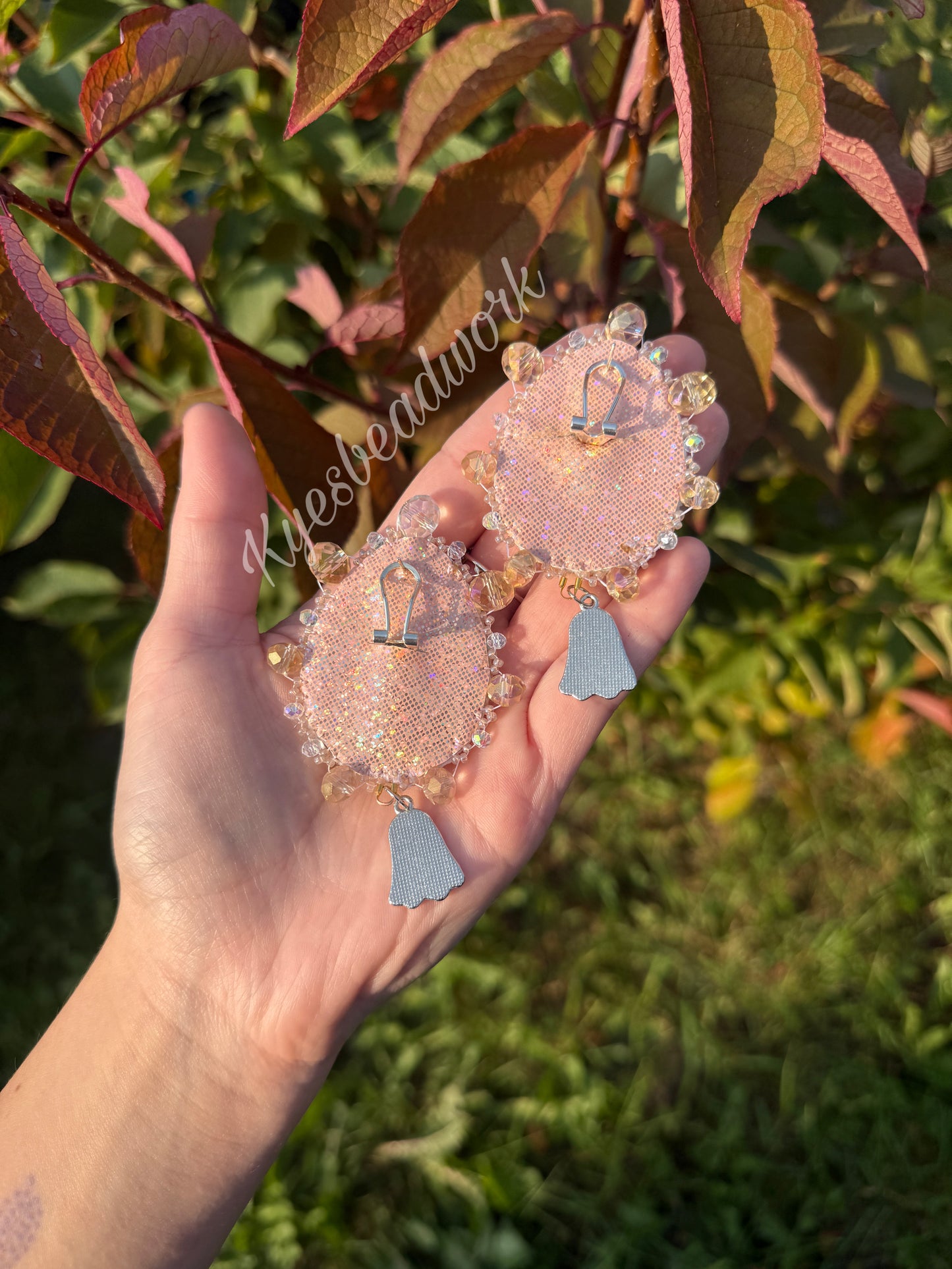 Fall Ghost Drop Earrings