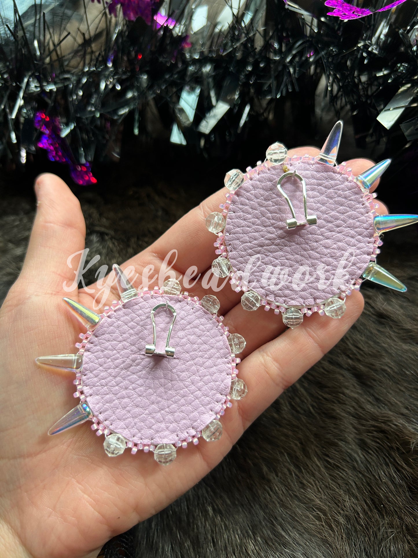 Scream Spiked Earrings