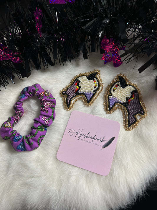 Buffalo Earring and Scrunchie Bundle