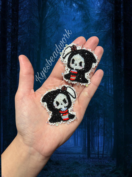 Slushy Grim Reaper Earrings