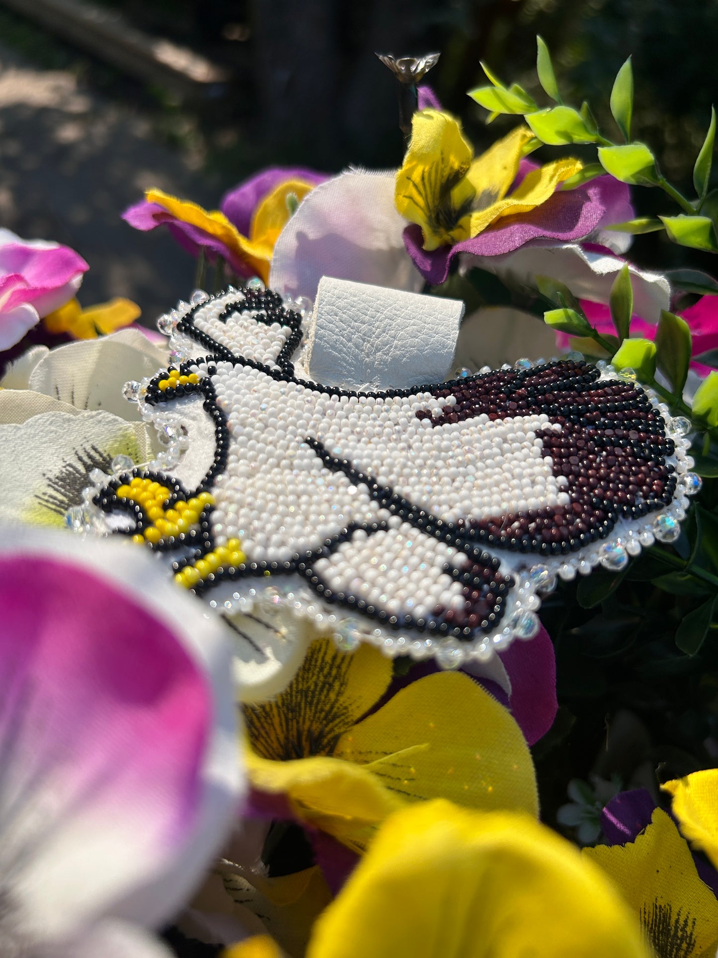 Beaded Eagle Medallion