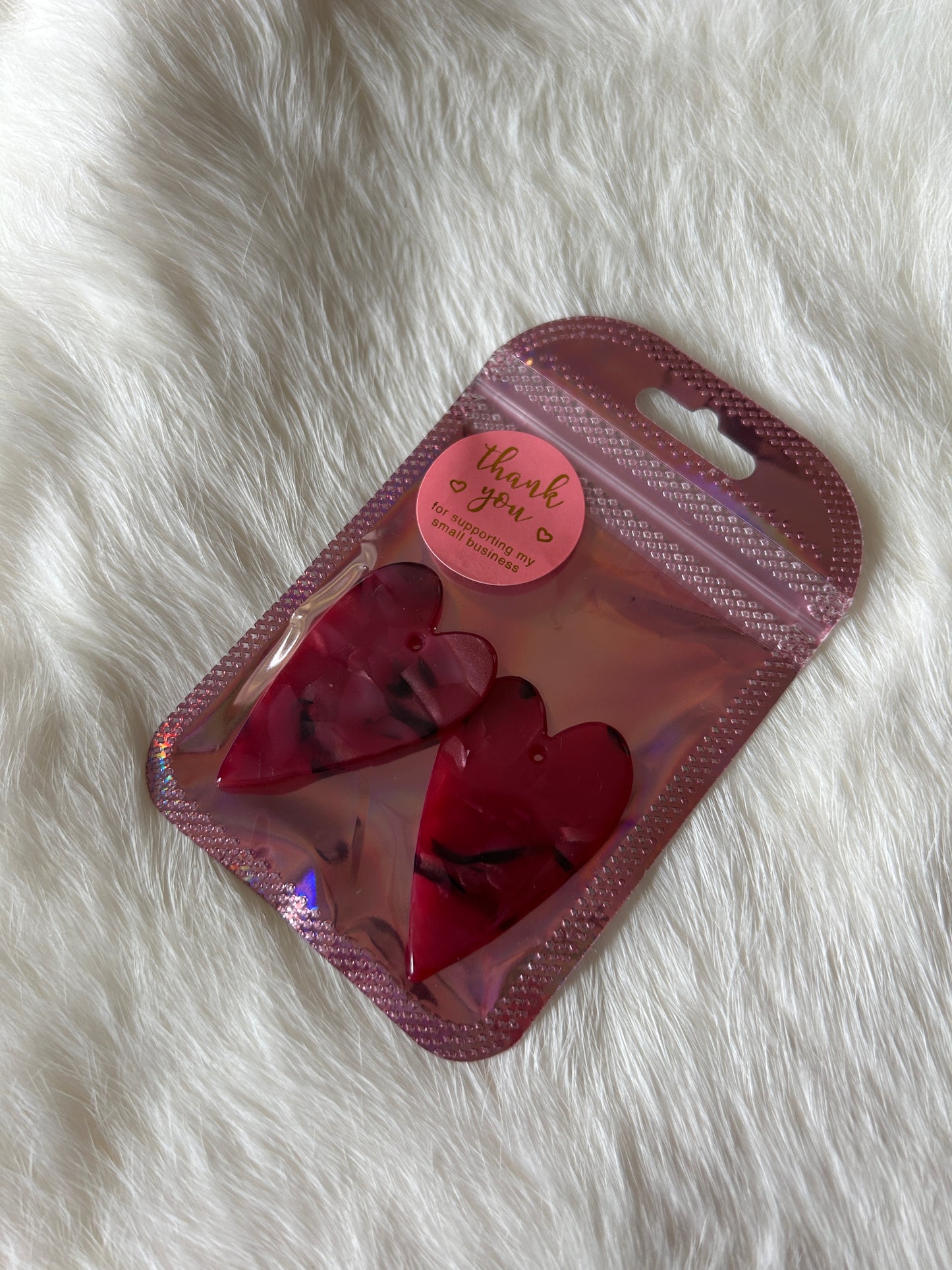 Red marble Heart Cabs