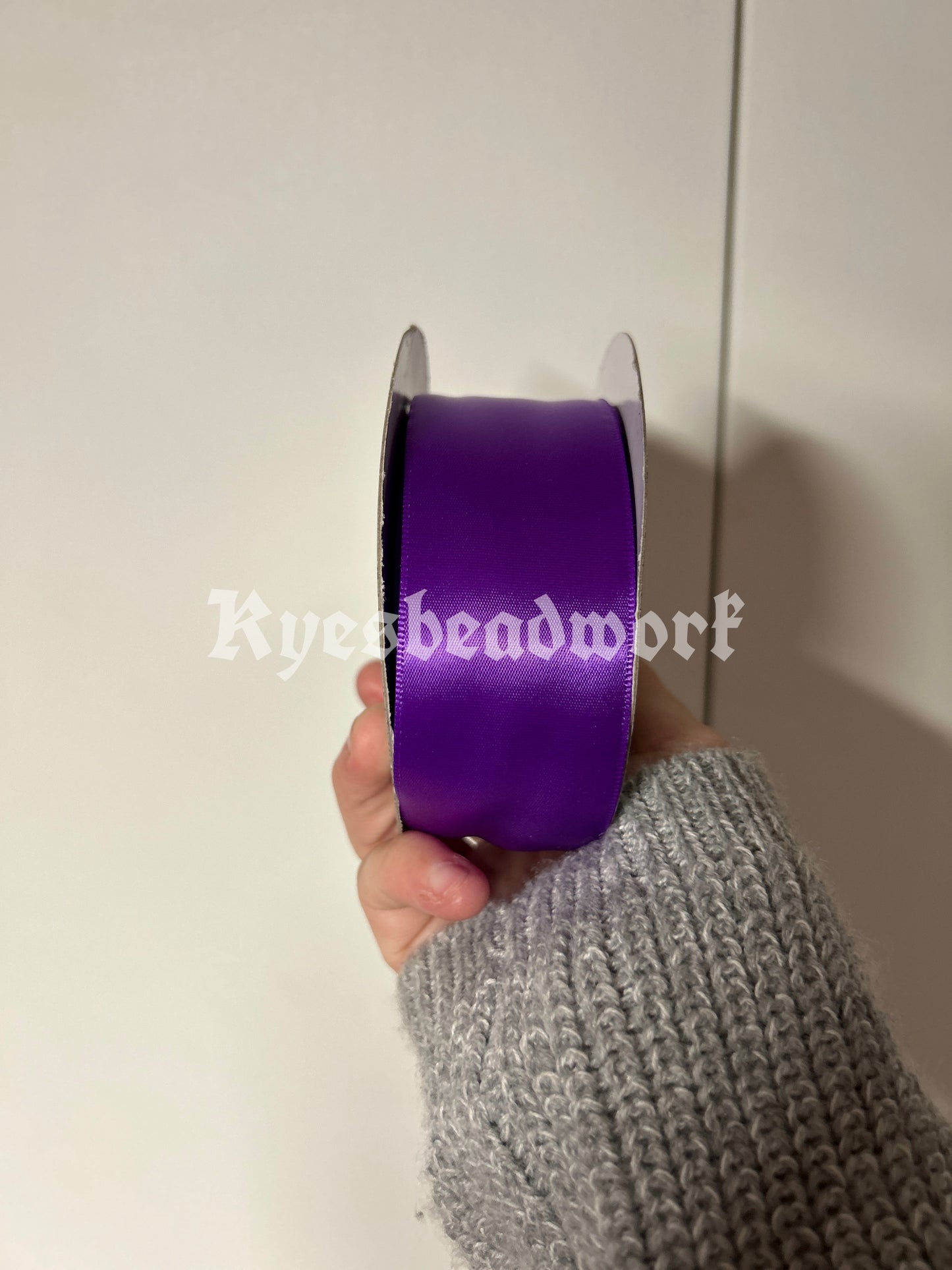 Purple Ribbon Per Metre