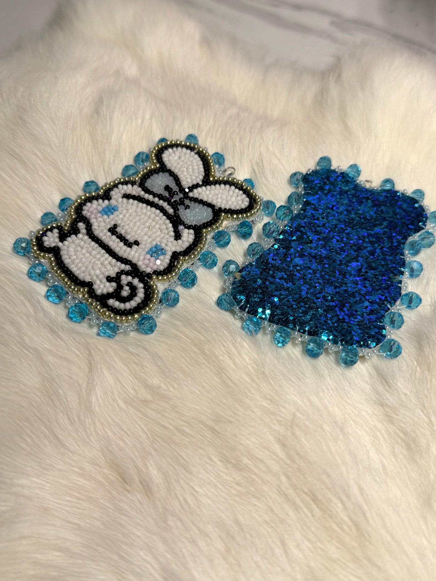 Cinnamonroll Beaded Earrings