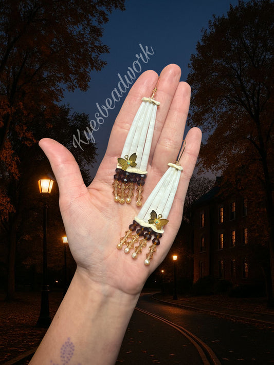 Fall Brown Dentalium Drops