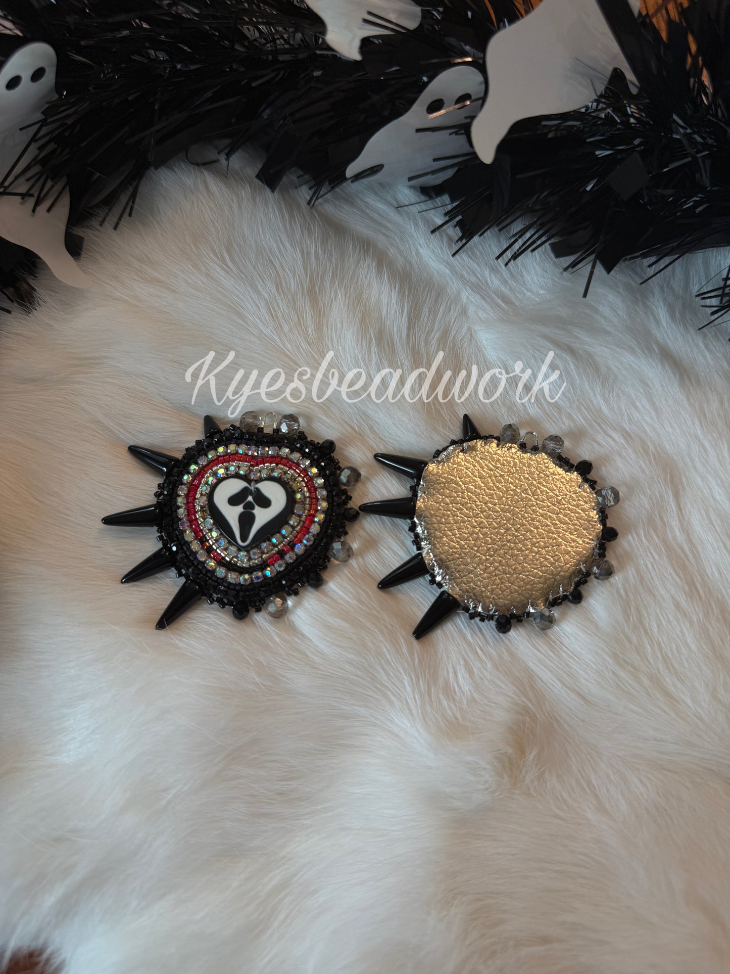 Scream Spiked Earrings