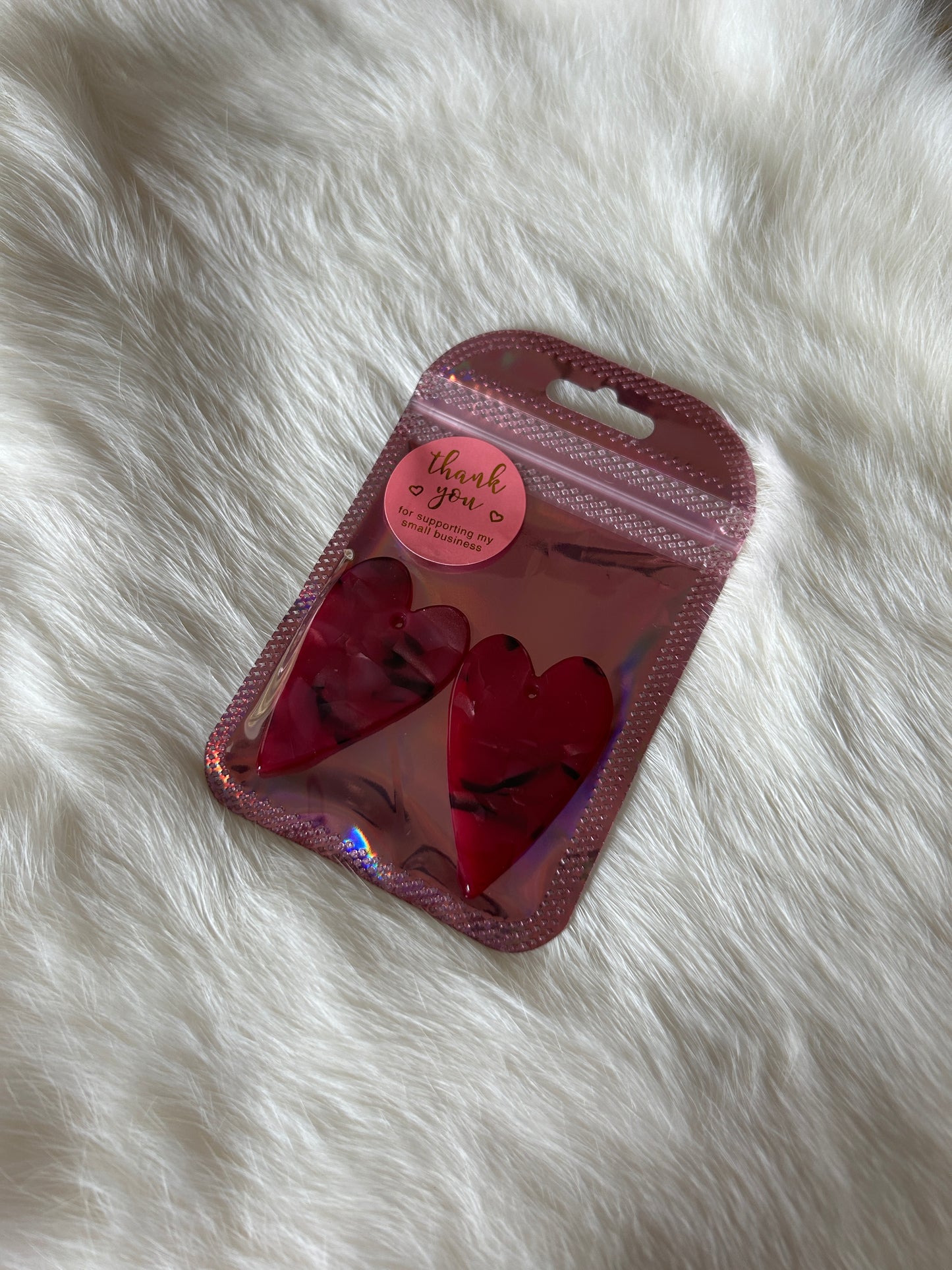 Red marble Heart Cabs