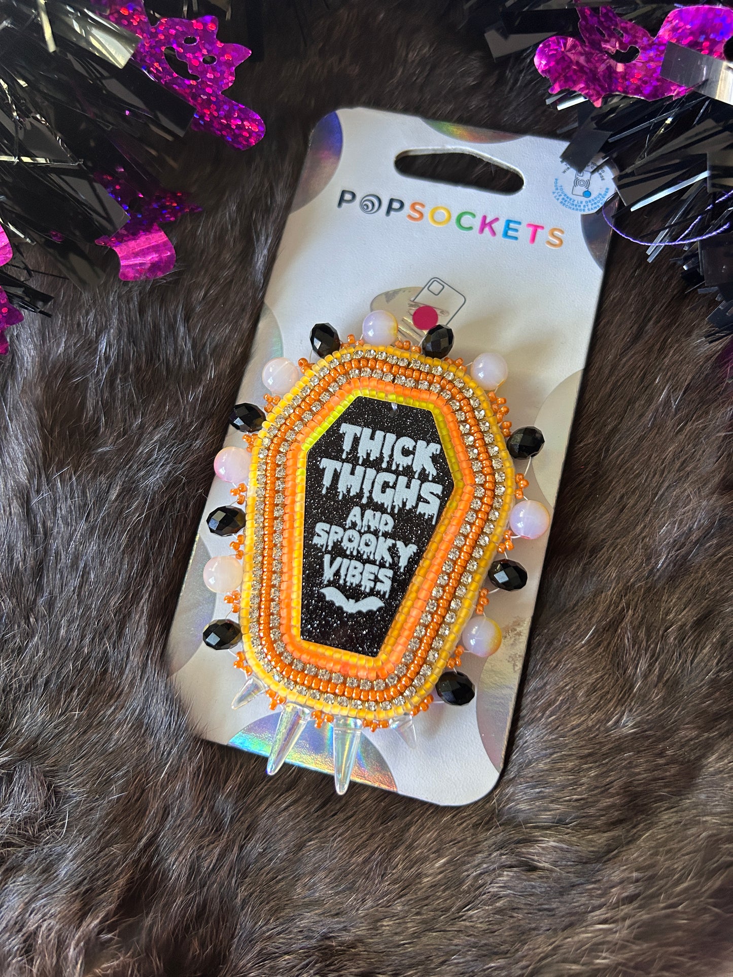 Spooky Coffin Popsocket