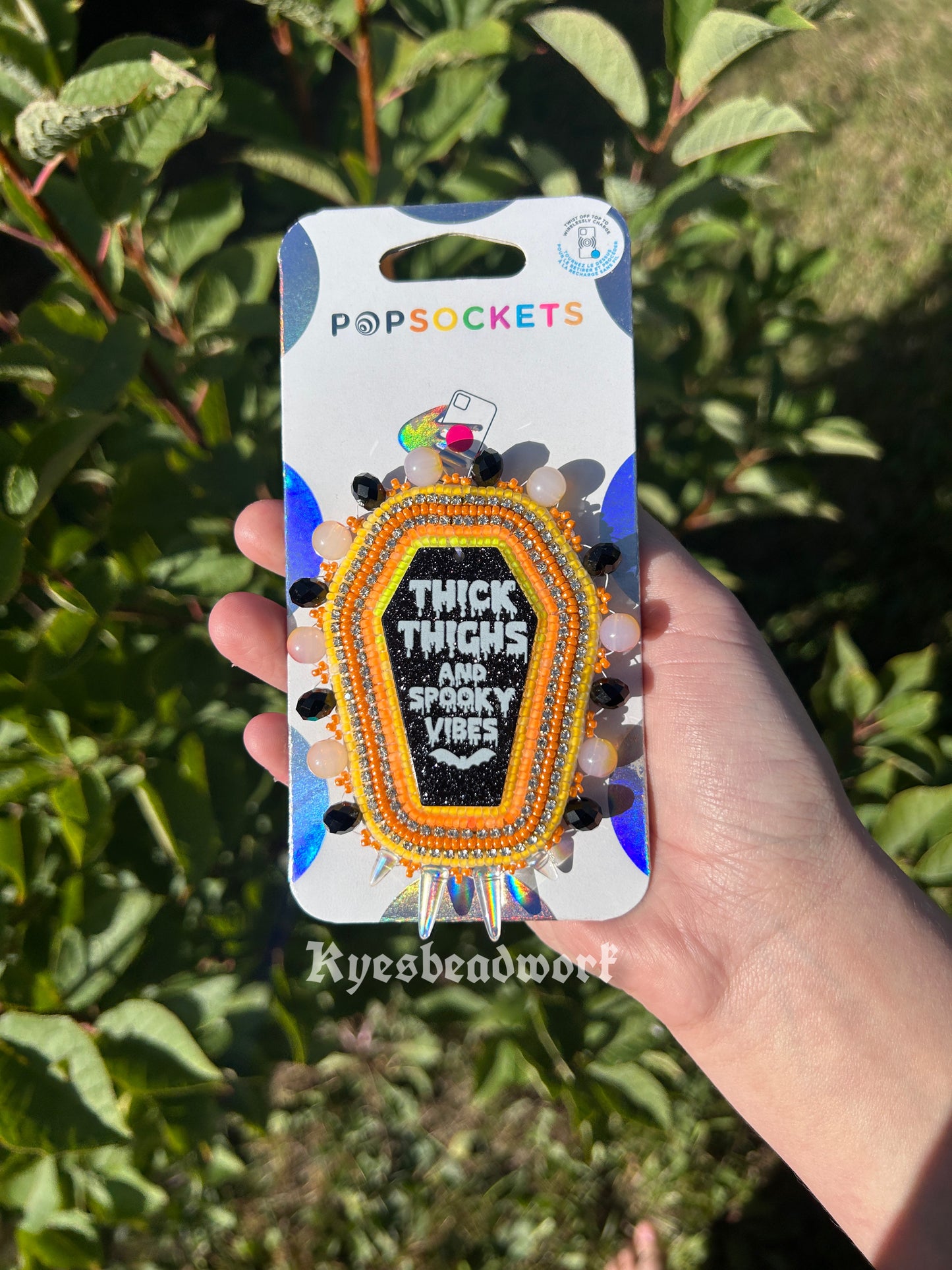 Spooky Coffin Popsocket