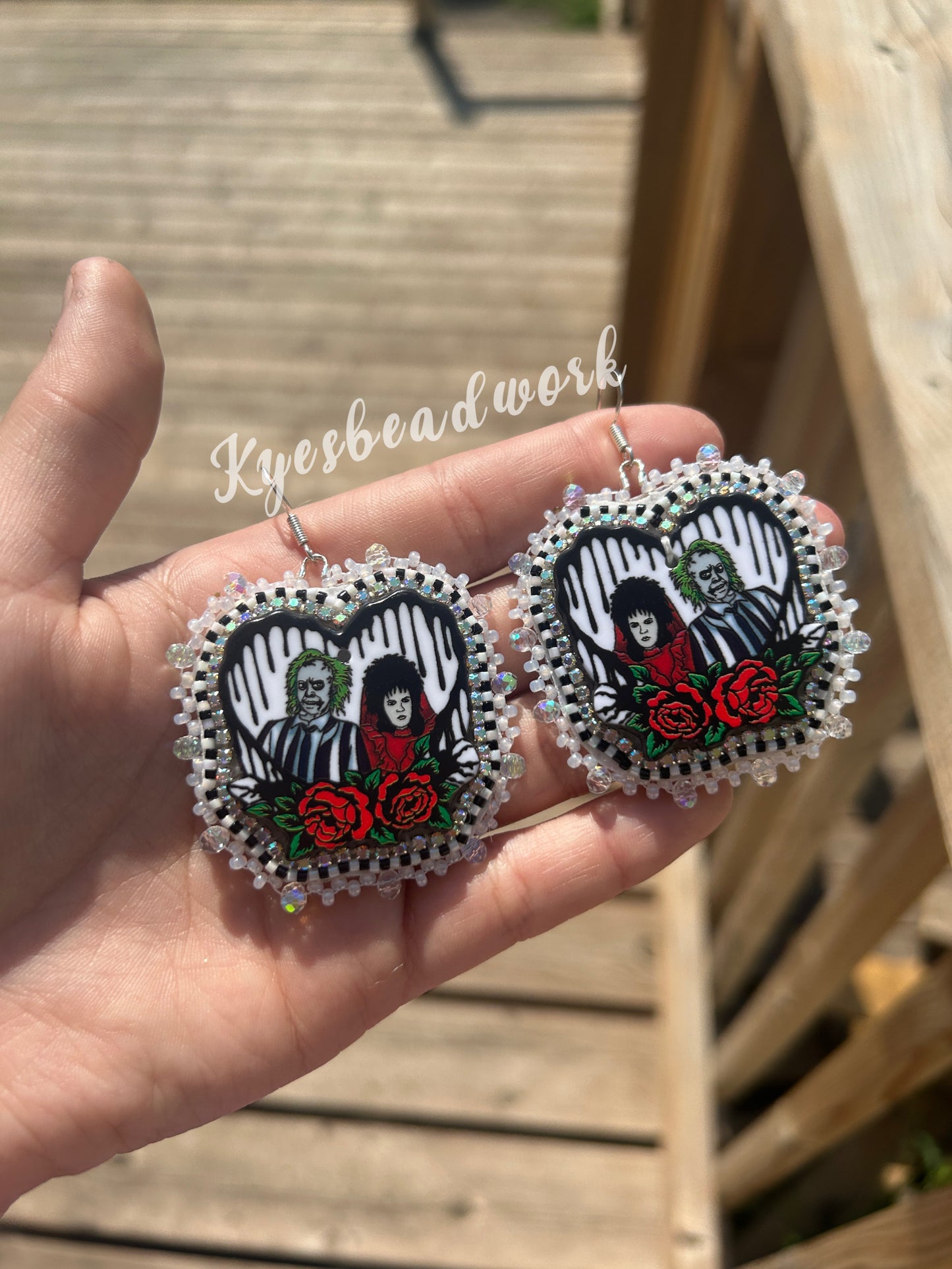 Lydia & beetle Juice Earrings